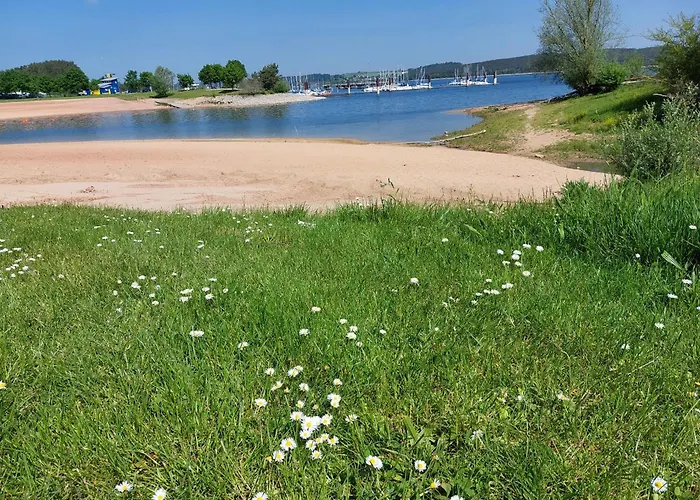 Apartamento Erdgeschoss Ankerplatz Mit Sauna Direkt Am Brombachsee Bei Juliane Und Klaus